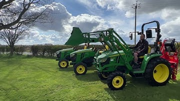 John Deere 3025E Tractor with 300E Loader