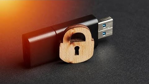 How To Lock 🔐 A USB pendrive