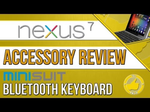 Nexus 7 Bluetooth Keyboard by MiniSuit