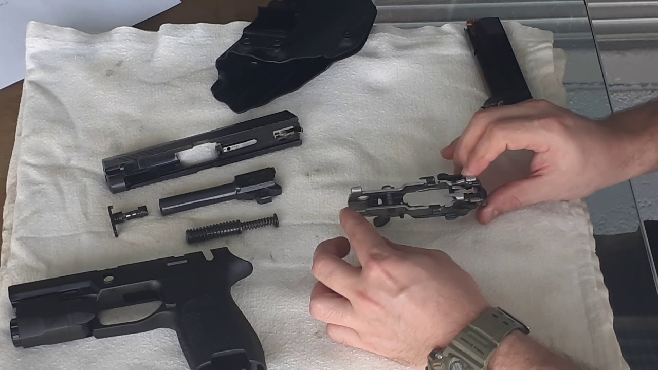 sig-sauer-p320-compact-9mm-manual-safety-disassembly-youtube