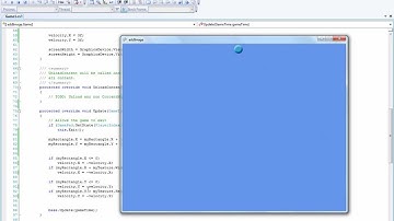 XNA Tutorial 4 - Bouncing Ball