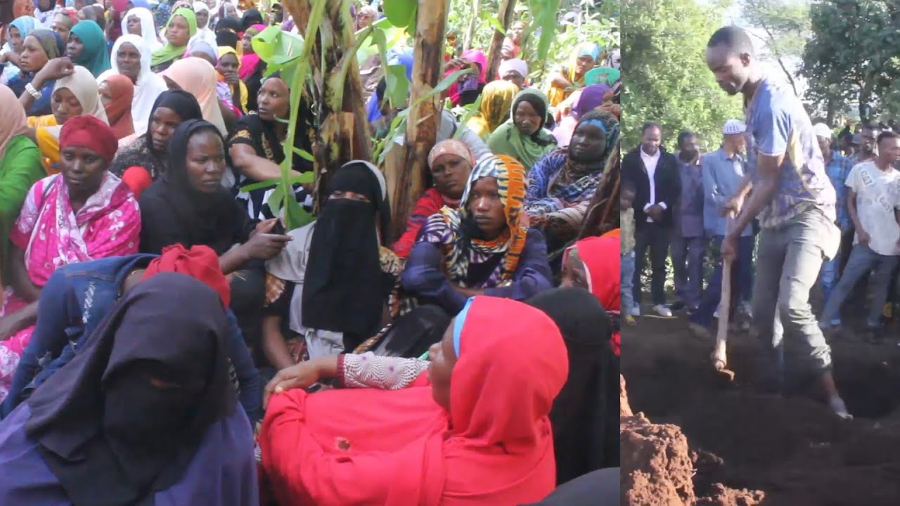 MAMA ALIYEUAWA NA MWANAE KUUAWA NA WANANCHI BABATI WAZIKWA, MAMA AZIKWA KIDINI, MWANAE AZIKWA KIMILA