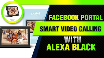 Facebook Portal Smart Video Calling  with Alexa Black