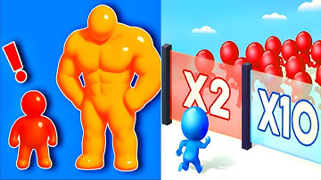 Tall Man Run vs Mob Control - MAX LEVEL Gameplay