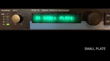 Demo :: Lexicon PCM70 Reverbs on SH101 (Aphex Riff)