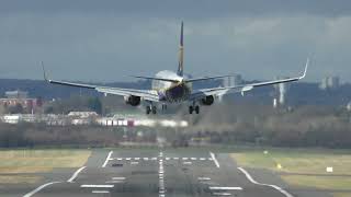 EI-EKC Ryanair Boeing 737-800 arriving into Birmingham Airport from SVQ