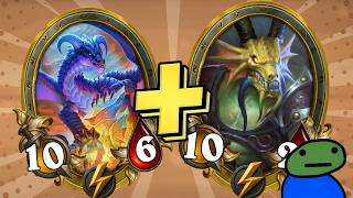 What a CRAZY Dragon + Naga Comp! | Hearthstone Battlegrounds