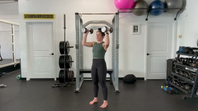 dumbbell shoulder press progressive overload techniques 1.5 rep press tempo