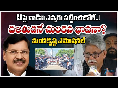 Manda Krishna Madiga About Lawyer attempts to attack CJI BR Gavai with a shoe | ZEE Telugu News - ZEE24TELUGUNEWS