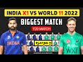 क्यो इतनी खतरनाक हो गई टीम इंडिया जो वर्ल्ड जीतेगी// Team india vs world 11/ pinfact