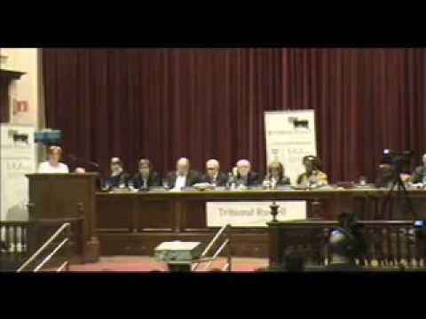 Tribunal Russell sur la Palestine - Barcelone Mars 2010 - Premire session 3/9