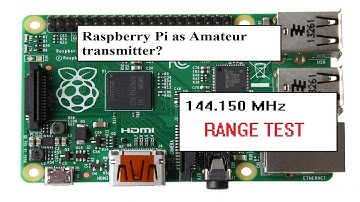 Raspberry Pi as 2m NFM transmitter (range test!)