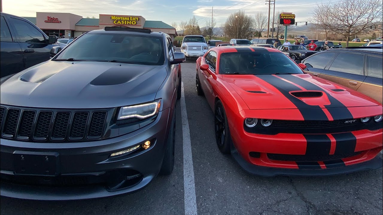 POV In The City In Jeep SRT.