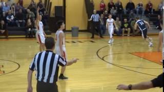 Rob Higgins drills a long two