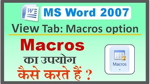 How do you record work using a macro in MS Word? Record formulas, formatting, etc.