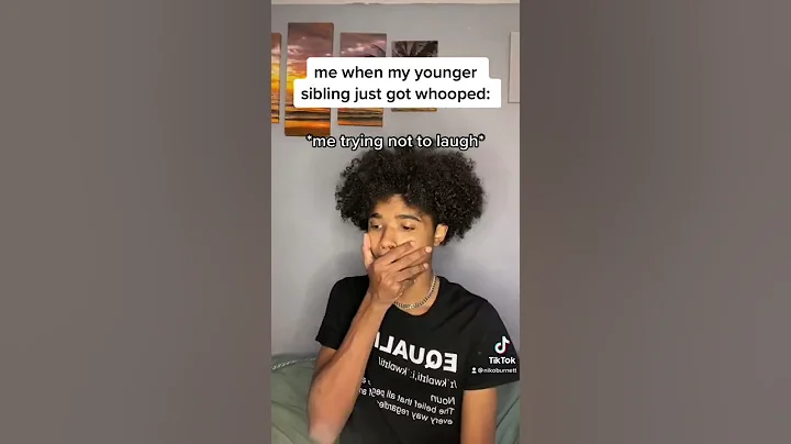 when your sibling just got whooped