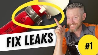 How to fix RV plumbing leaks  Fixing Flex Pinch Clamp Tutorial (Part 1)