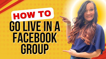 How to Go Live in a Facebook Group 2024