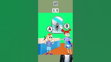 Who Broke The Mirror?#riddlechallenge  #logicquizes #riddleoftheday  #brainteaser  #enigma