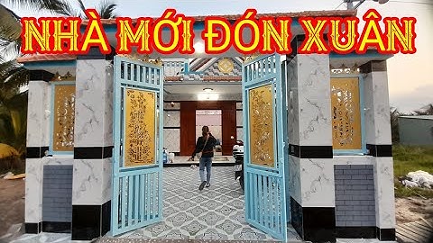 TẬP 384 ĐÃ CỌC NHÀ MỚI ĐÓN XUÂN TẶNG NỘI THẤT . SÁT BÊN THỊ TRẤN TÂN HIỆP.