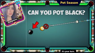 CAN you POT this BLACK? Too hard to MAX this new POOL PASS of PET SEASON - 8 Ball Pool - GamingWithK