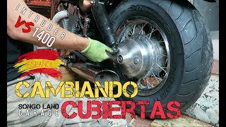 Intruder VS 1400 SUZUKI [ Como se hace? Cambio de Ruedas ] @ SongoLand Garage