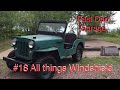 Willys Jeep mild restoration- #18 All things windshield