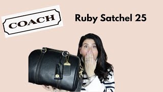 Coach Ruby Satchel 25 | Reivew + Try on!