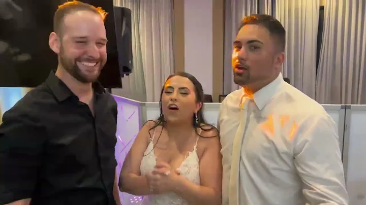 DJ Brian Rodrigues rock's Caitlyn & Joshua Medina'...