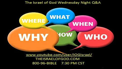 IOG - Wednesday Night Q&A 5/18/2022