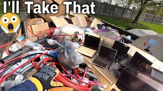 Dumpster Diving - a Lot of Laptops