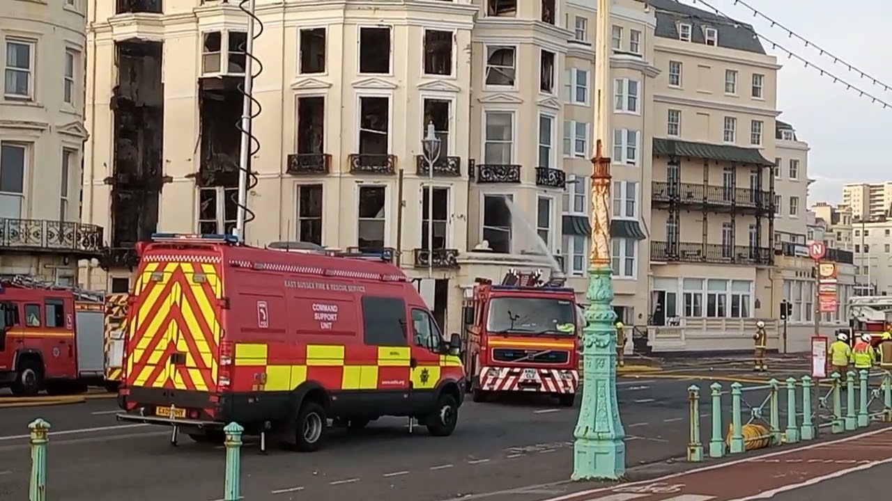 Royal Albion  Hotel, Brighton - Fire - Sunday 16 July 2023