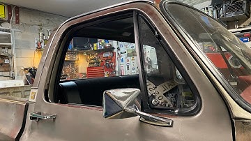 C10 vent window install Precision Weatherstrip