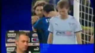Samuel si Mourinho dupa Lazio-Inter 0-3