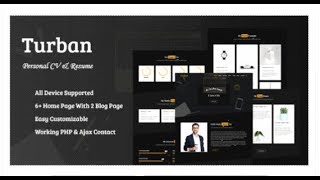 Turban - Personal Cv And Resume Themeforest Download