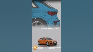 How to model low poly car in Blender