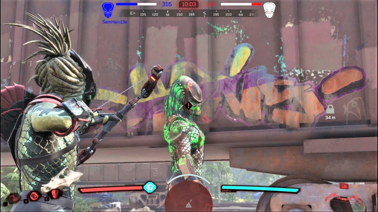 STICK AROUND PUSSYFACE / Predator: Hunting Grounds Predator Bow Gameplay PC ULTRA FULL HD 1080p60FPS