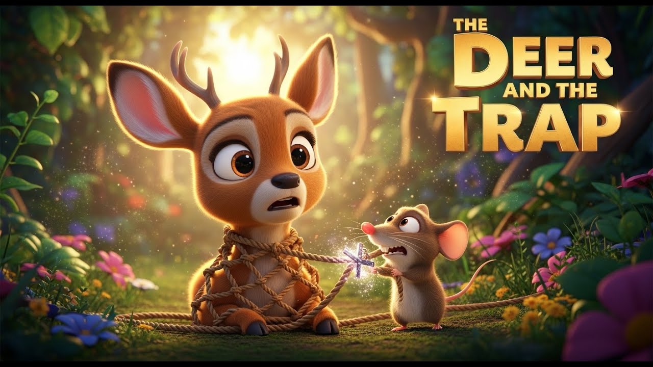 The Deer and The Trap | Hiran Aur Jaal | Moral Story in Urdu Hindi