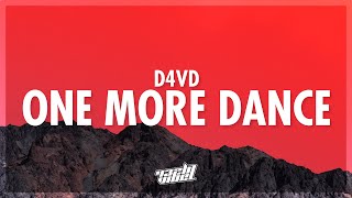 D4vd  One More Dance s 432hz