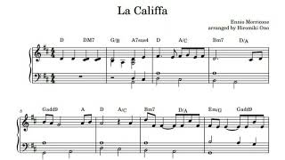 La Califfa（ラ・カリファ）/ Ennio Morricone（エンニオ・モリコーネ）【楽譜あり sheet music】pianosolo ピアノソロ