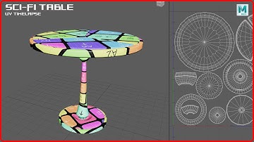 Sci-Fi Table UV Timelapse