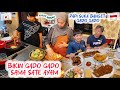 BIKIN MAKAN MALAM GADO GADO SATE AYAM PAPI SUKA SEKALI GADO GADO