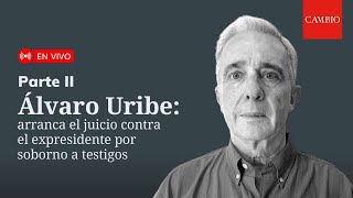 🔴 En Vivo | Álvaro Uribe: continua el juicio contra el expresidente por soborno a testigos parte 2