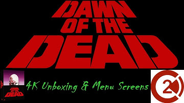 Dawn Of The Dead 4K Unboxing & Menu Screens | Standard Edition | Second Sight Films