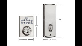 How To Operate The Kwikset 264 Contemporary Electronic Deadbolt Door Lock