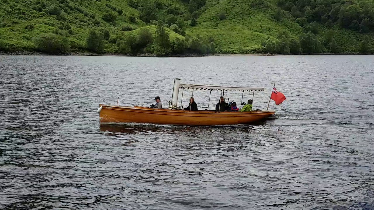 Steam Boat with bagpipes Scotland YouTube