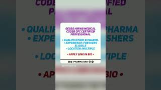 Medical Coding Jobs | Medical Coder Jobs | CPC Certified Jobs | Pharmadrx