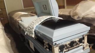 'Father Casket' 18 Gauge Steel Casket - ExpressCasket.com - Caskets for Sale