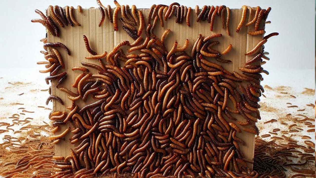 Can Mealworms Chew Through Cardboard? YouTube