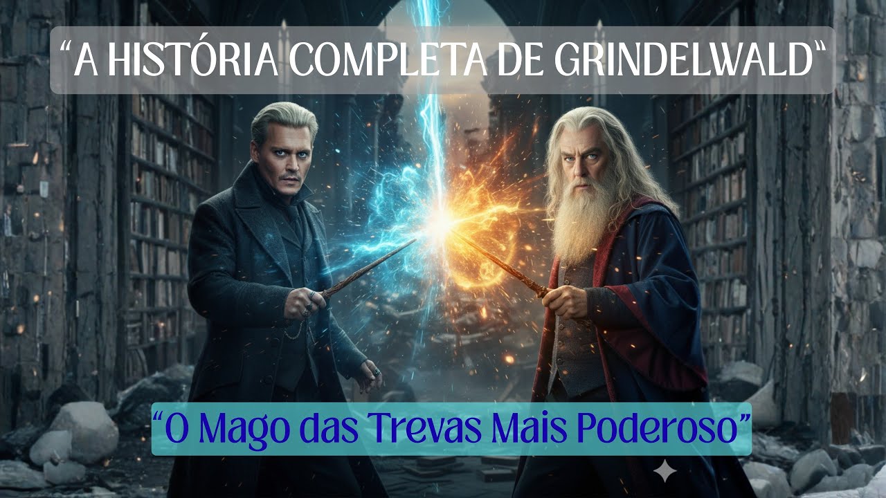 A HISTÓRIA COMPLETA DE GRINDELWALD: O MAGO DAS TREVAS MAIS PODEROSO QUE ...